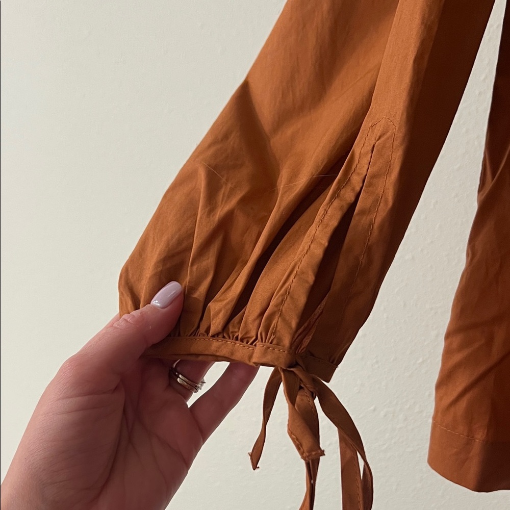 J. Crew Rust Button-Up Blouse - Picture 5 of 5